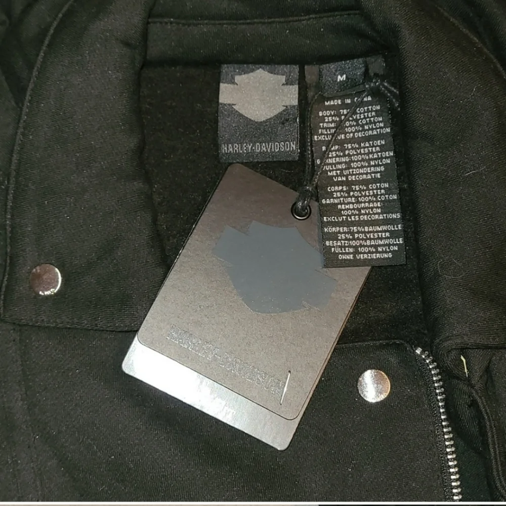 NO LONGER AVAIL NWT Harley Davidson Zip Up Moto Jacket w Hood *!HOST PICK🤩 - Picture 3 of 7